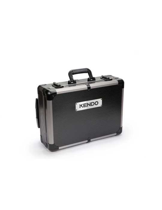 Maleta Trolley Aluminio con Herramientas 161 Piezas 90703 KENDO