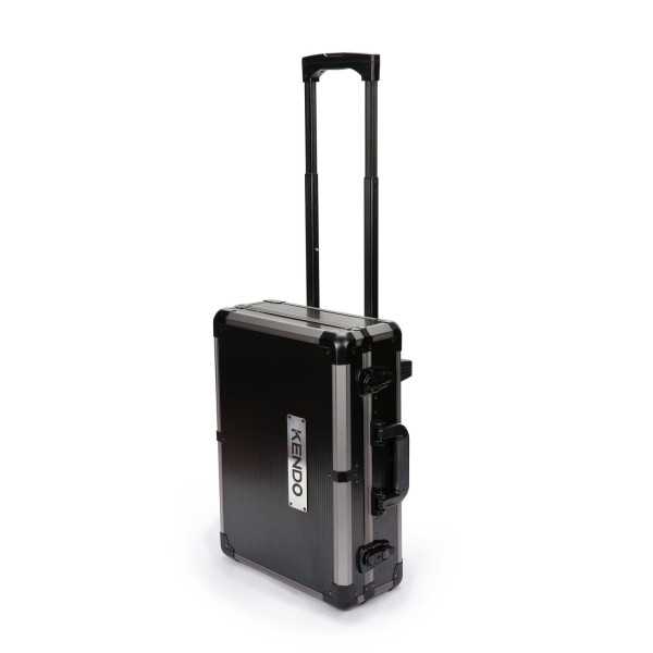 Maleta Trolley Aluminio con Herramientas 161 Piezas 90703 KENDO