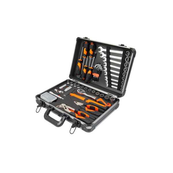 Maletín Aluminio con Herramientas 76 Piezas 90704 KENDO