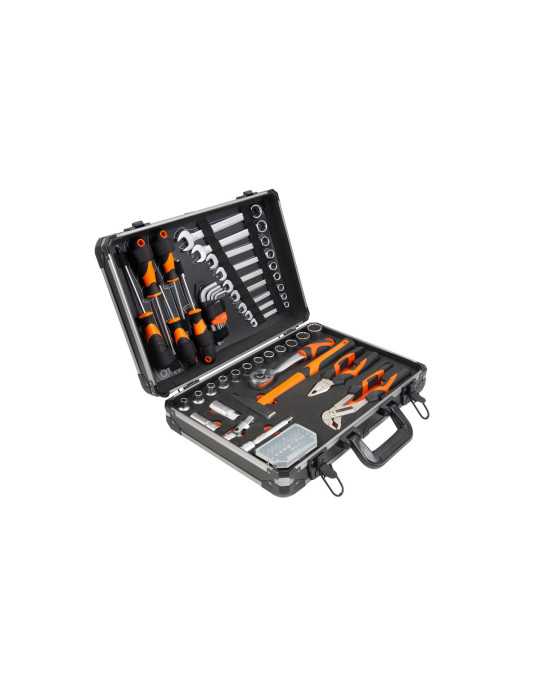 Maletín Aluminio con Herramientas 76 Piezas 90704 KENDO