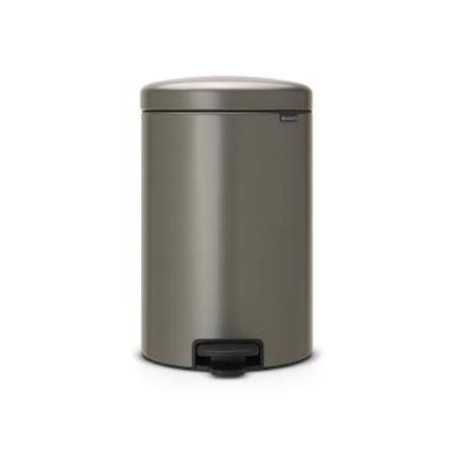 Cubo de pedal BRABANTIA Newicon 20l. Platinum 114045