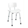 Taburete con respaldo WENKO con patas telescopicas