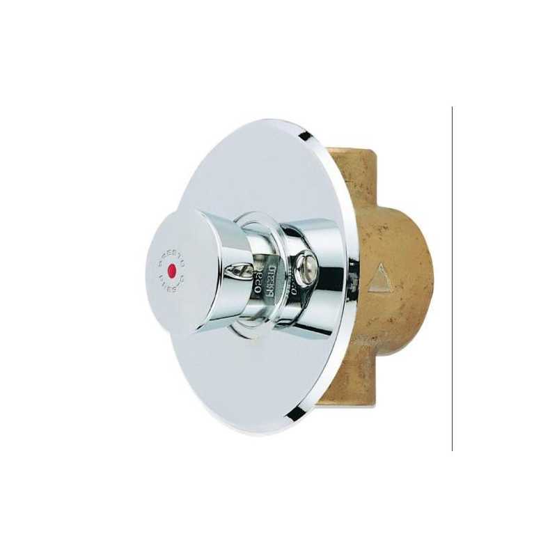 Grifo empotrar PRESTO laton 55 1/2 temporizado cromo