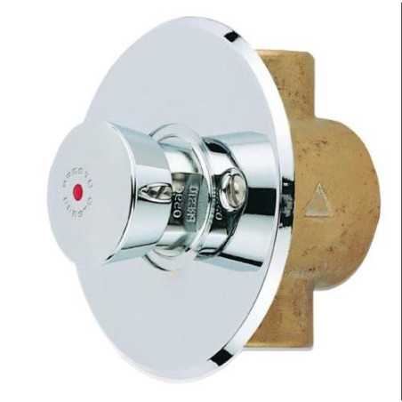 Grifo empotrar PRESTO laton 55 1/2 temporizado cromo
