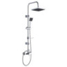 Set ducha con grifo inox con rociador Tineo SD31014