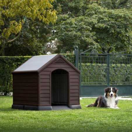 Caseta perro KETER resina 95x95x99cm. 247446