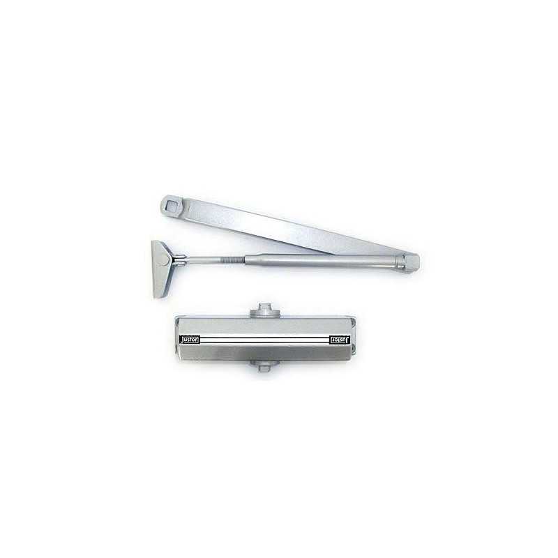 Cierrapuertas JUSTOR 12 plata 1212