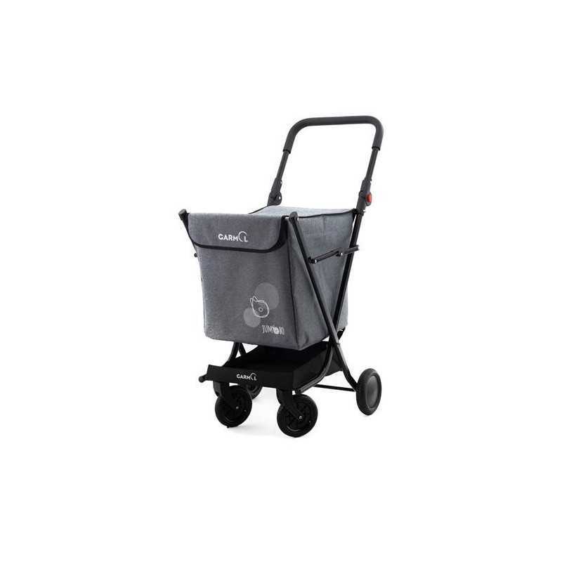 Carro compra GARMOL minijumbo jasp c-800 gris 48 litros