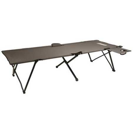 Cama plegable COLEMAN acero con mesa y portavasos