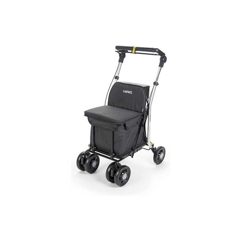Carro compra CARLETT con asiento + freno Moon LETT800P-S4
