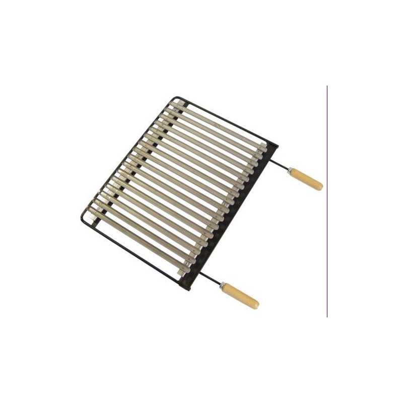 Parrilla barbacoa IMEX EL ZORRO inox. 71x41cm. 71621