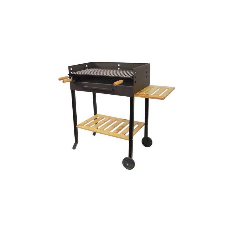 Barbacoa parrilla inox IMEX EL ZORRO inox con ruedas 71450