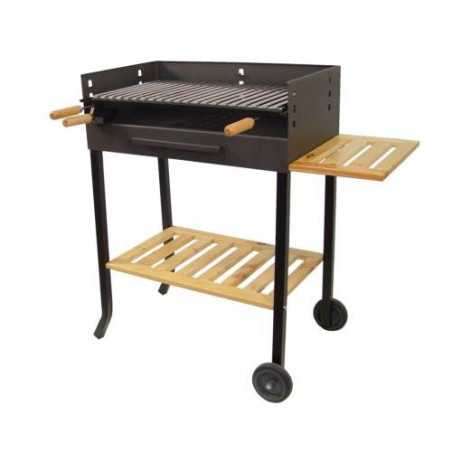 Barbacoa parrilla inox IMEX EL ZORRO inox con ruedas 71450