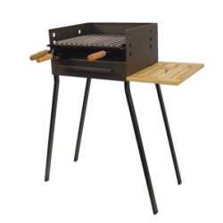 Barbacoa parrilla IMEX EL ZORRO inox con bandeja 71430