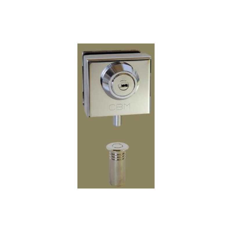Cerradura CBM para cristal suelo BUL 03-T