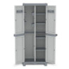 Armario JOBGAR de resina Wave escobero gris 181x70x43cm
