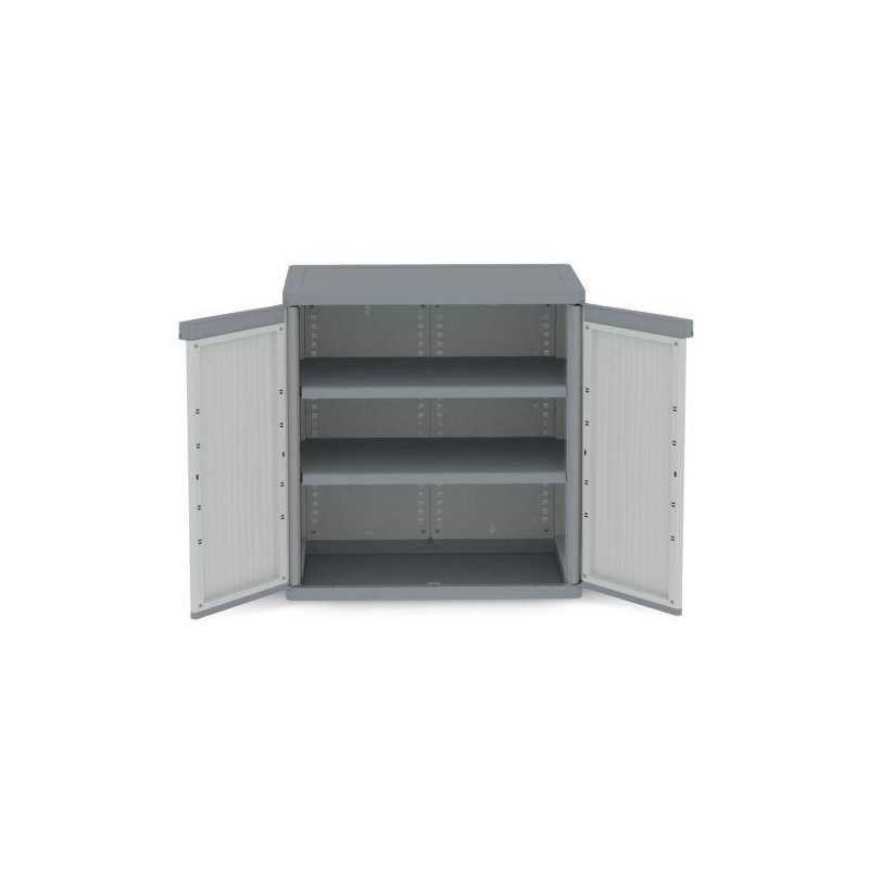 Armario JOBGAR 94,5x89,7x53,7cm. Wave Jumbo bajo XL gris