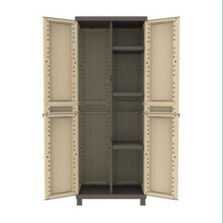 Armario escobero JOBGAR dos puertas 181x68x39cm. Sahara