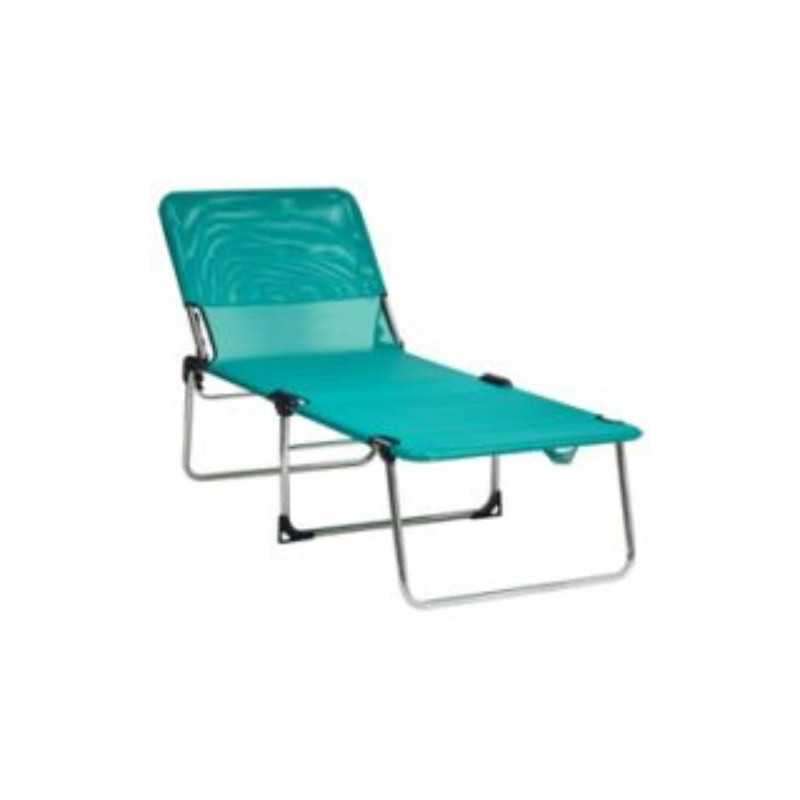 Cama ALCO aluminio alta textilene posiciones 1020ALF-0030