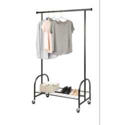 Perchero transportable WENKO Profi negro 50696