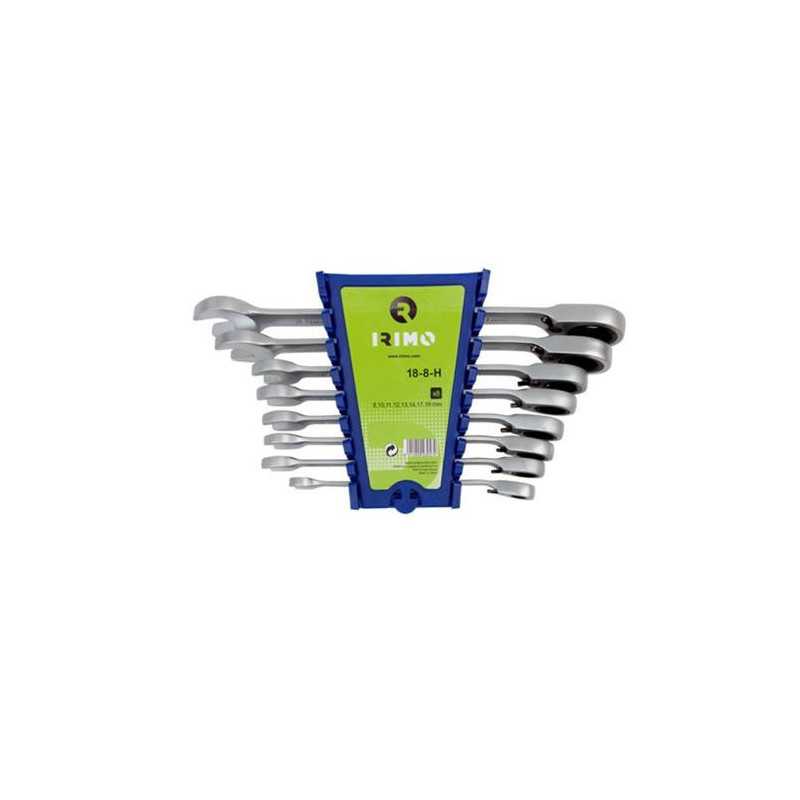 juego 8 llaves BAHCO combinadas carraca fija 8-19mm