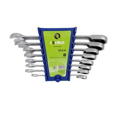 juego 8 llaves BAHCO combinadas carraca fija 8-19mm