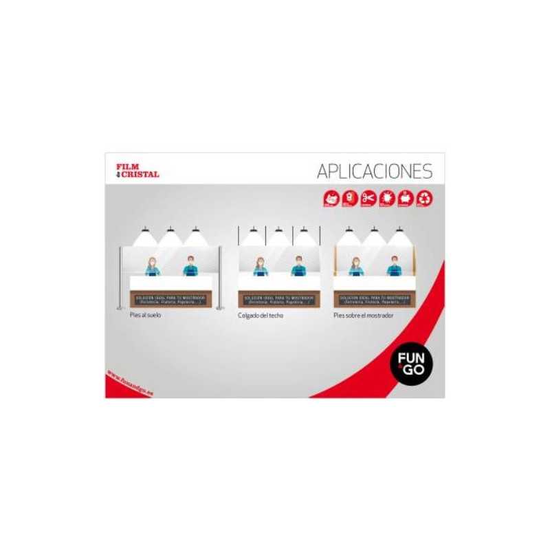Film cristal FUN&GO Stop Covid-19 rollo 25m.