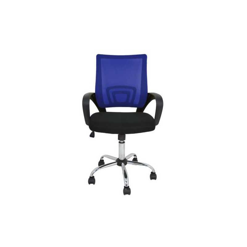 Silla escritorio Martina colors negro /azul FS1156AZ