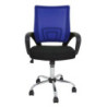 Silla escritorio Martina colors negro /azul FS1156AZ