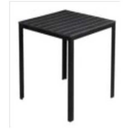 Mesa cuadrada California antracita 80x80 92101