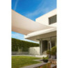 Toldo vela SAULEDA cuadrada 5,4m. beige. HDPE bloqueo uv