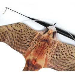 Espantapajaros halcon + mastil EOLO telescopico 5m.