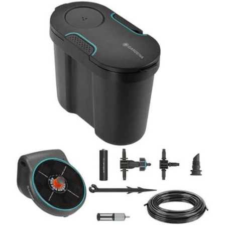 Set riego solar GARDENA Aquabloom con deposito