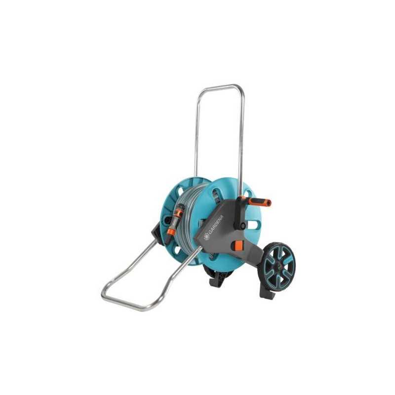 Carro portamanguera GARDENA Aquaroll m+25 metros manguera