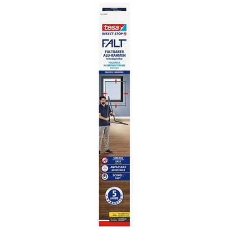 Malla mosquitera TESA para ventana 80x80-140x140cm negro