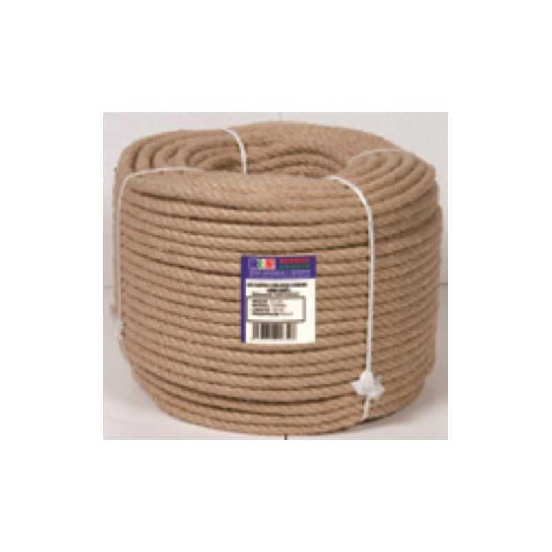Cuerda cañamo ROMBULL cableada 6 mm. 200 m.
