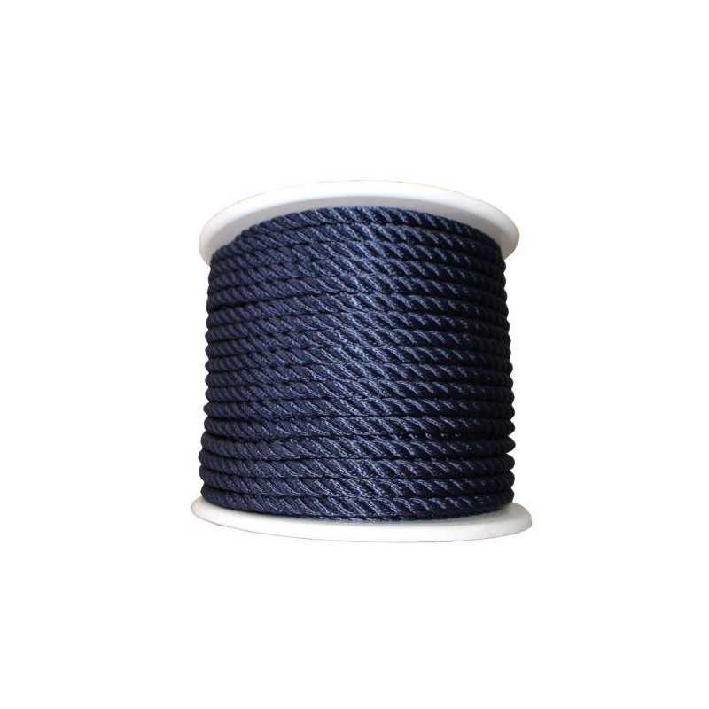 Cordon poliester SEGURA 10 mm. AZ Navy HYC-Braid 100 m.