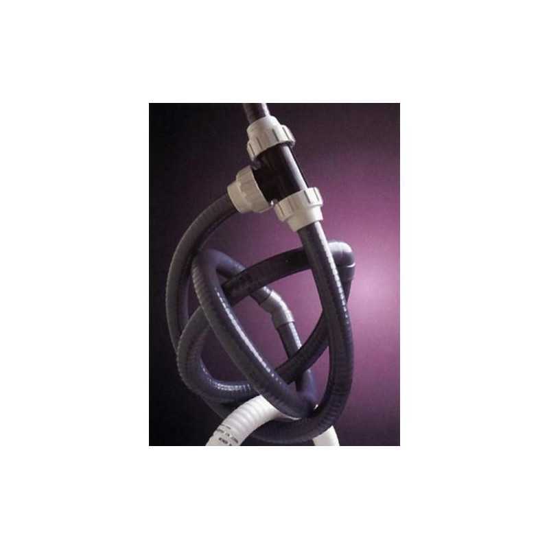Hidrotubo ESPIROFLEX 34x40 gris rollo 25 m.