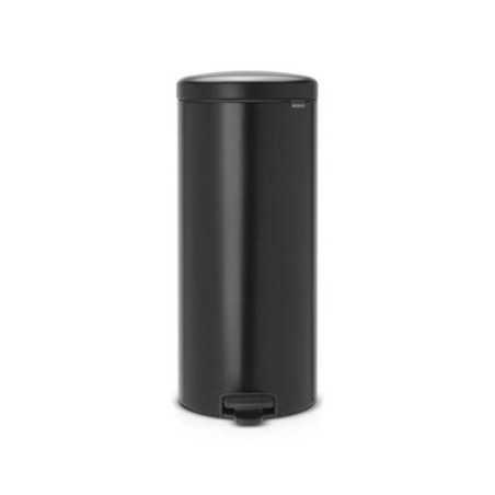 Cubo de basura BRABANTIA pedal negro 30l Newicon 114540