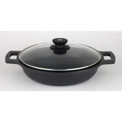 Cacerola baja BRA aluminio fundido sin tapa 45 cm.