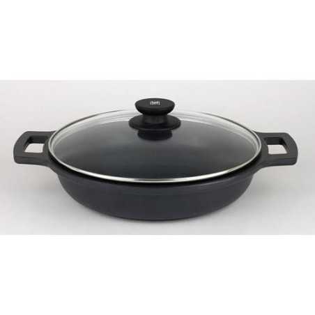 Cacerola baja BRA aluminio fundido sin tapa 45 cm.