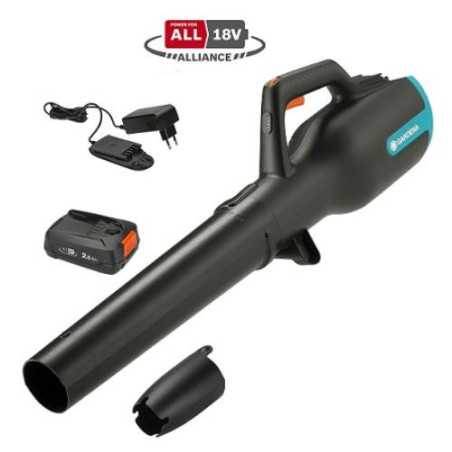 Soplador GARDENA Powerjet 18V p4 a bateria 18v 2,6 AH