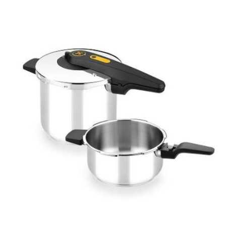 Olla presion BRA rapida set 7+4 litros Excellent