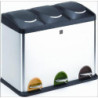 Cubo reciclaje IRIS 3 compartimentos 45 l. 2399-I