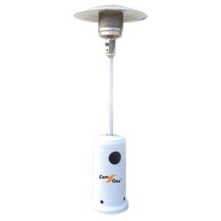 Estufa exterior gas COM GAS c/r blanca 65000
