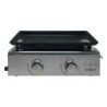 Plancha gas VITROKITCHEN acero inoxidable 2 fuegos PG210IB