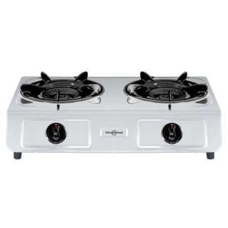 Hornillo gas VITROKITCHEN natural 2 fuegos inox 265IN
