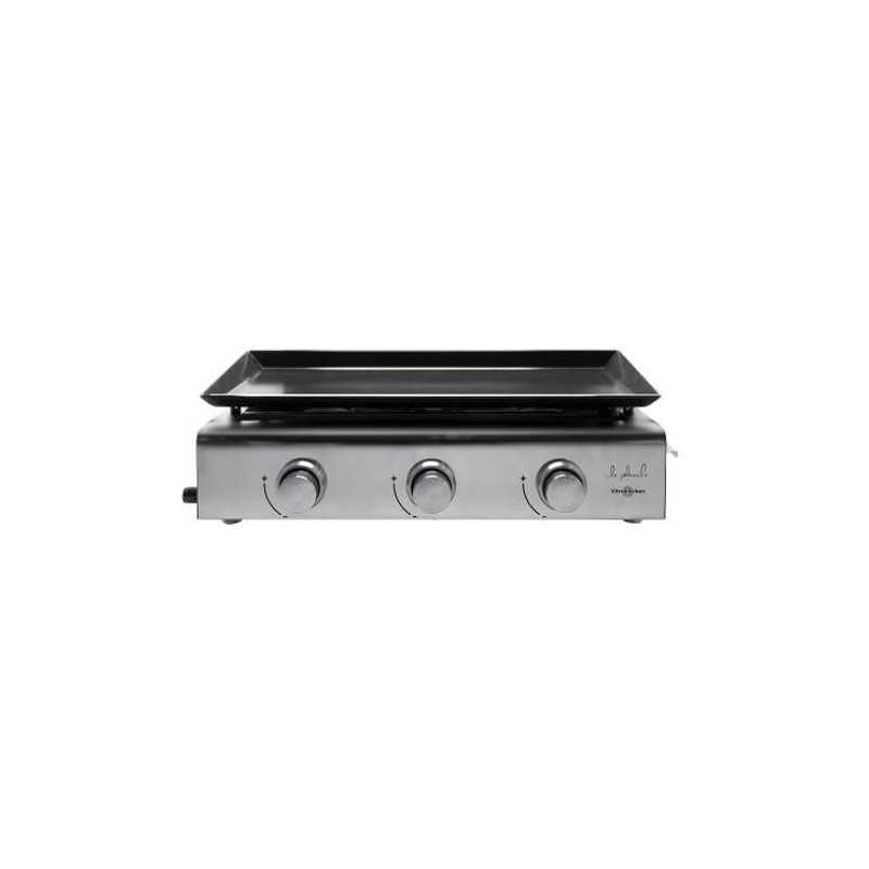 Plancha gas VITROKITCHEN acero inoxidable 3 fuegos PG310IB