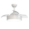 Ventilador de techo SULION retractil Bombay L blanco