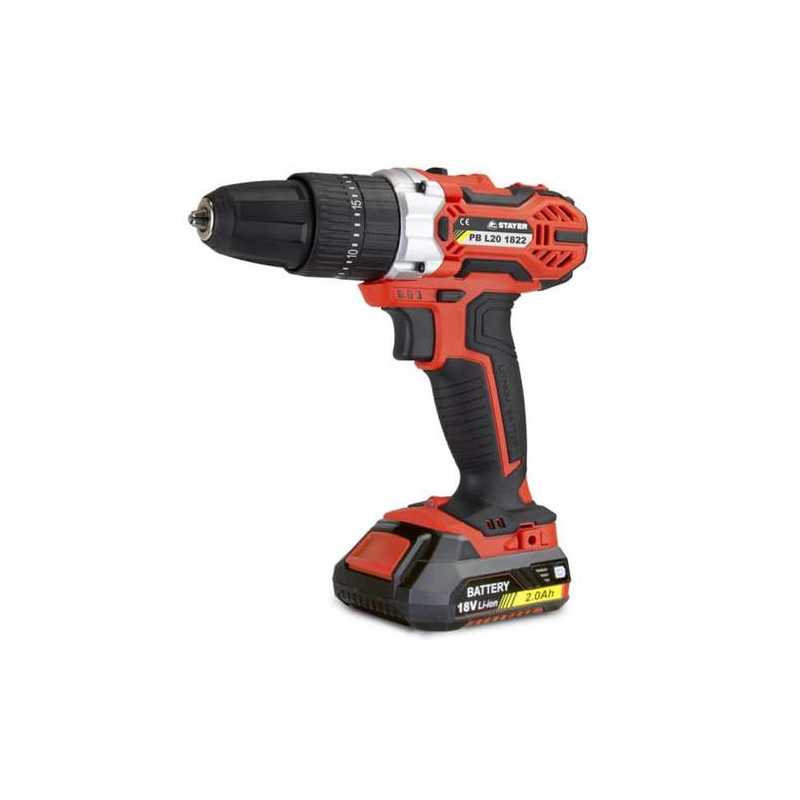 Taladro atornillador STAYER percutor 18v PBL 20 1822 PK
